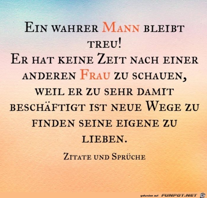 wahrer mann