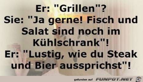 Sollen wir grillen?