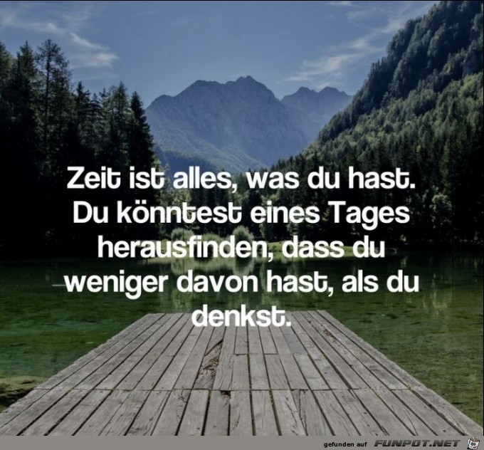 zeit ist alles