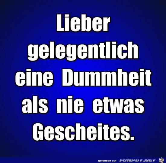 lieber gelegentlch