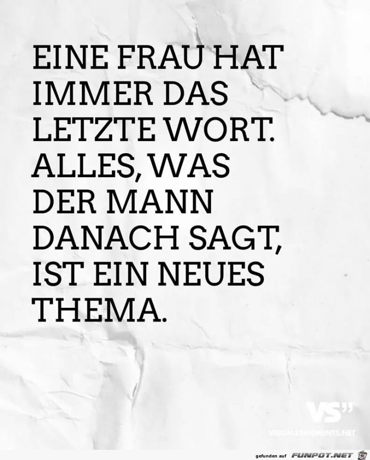 Letztes Wort