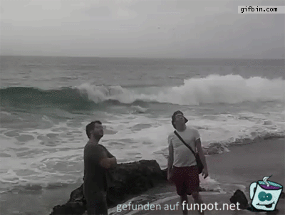 eine große Welle eine große Welle