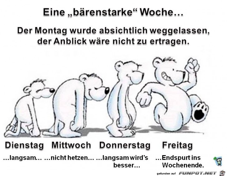 Auf den Montag kann man verzichten Auf den Montag kann man verzichten