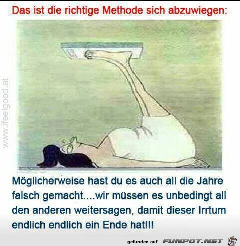 Das ist die richtige Methode