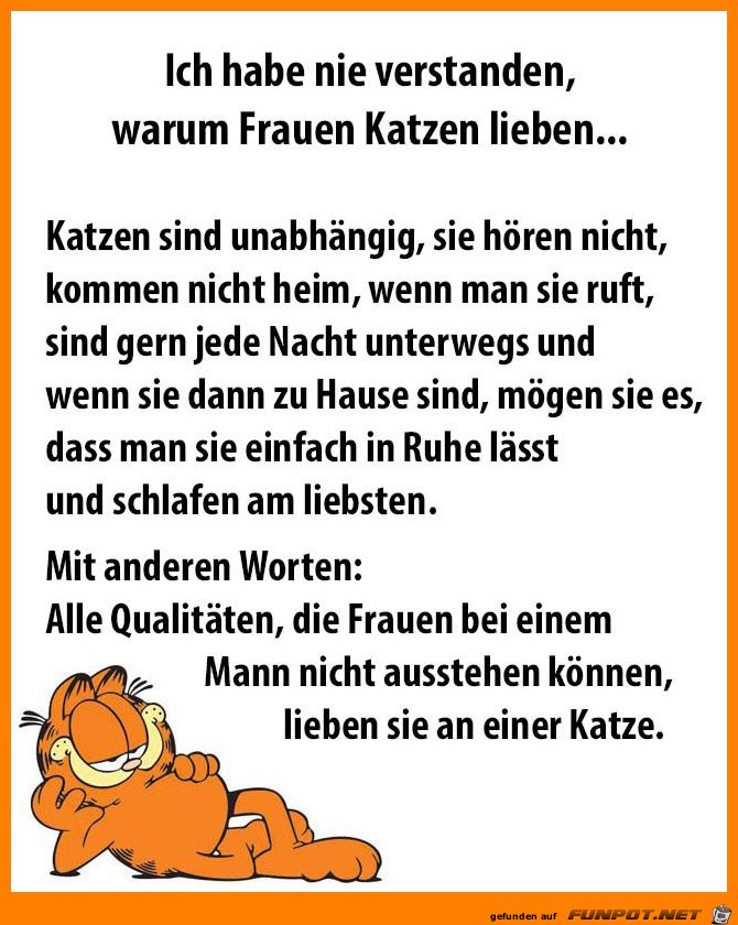 Warum Frauen Katzen lieben Warum Frauen Katzen lieben