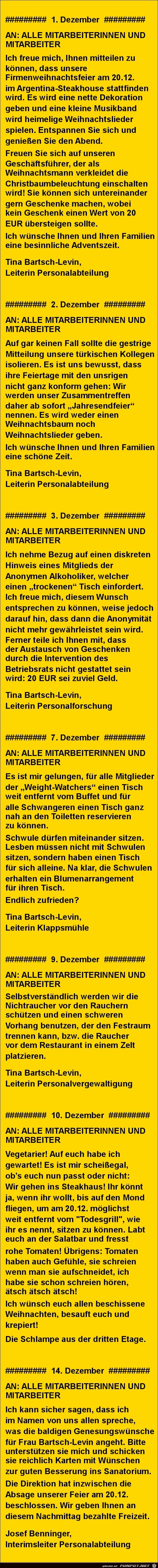 Firmenweihnachtsfeier