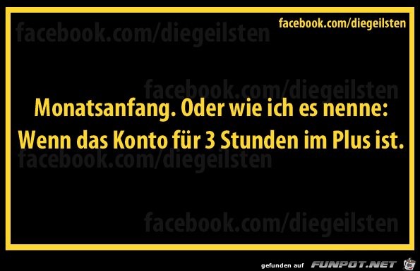 diegeilsten Monatsanfang diegeilsten Monatsanfang