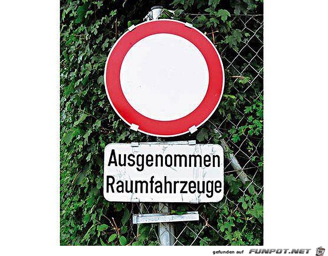 ausgenommen Raumfahrzeuge ausgenommen Raumfahrzeuge
