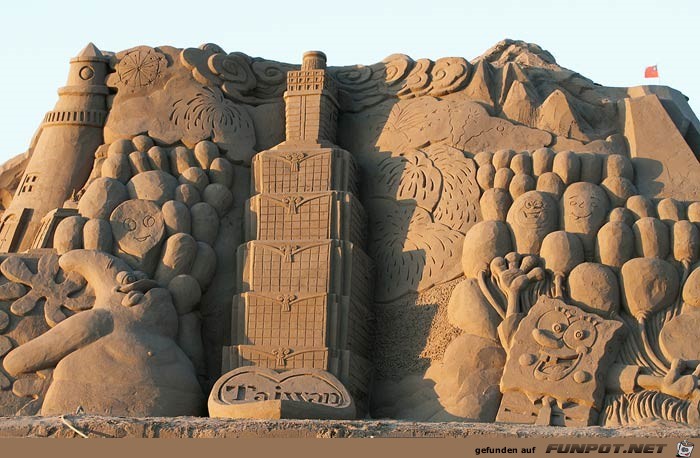 Sand Skulptur von Vancouver