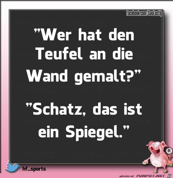  Teufel an der Wand