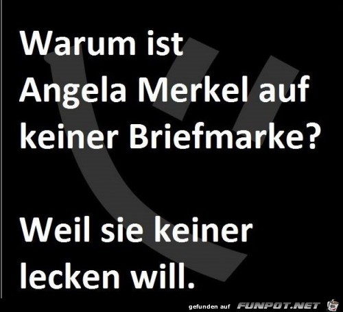 warum ist Angela...