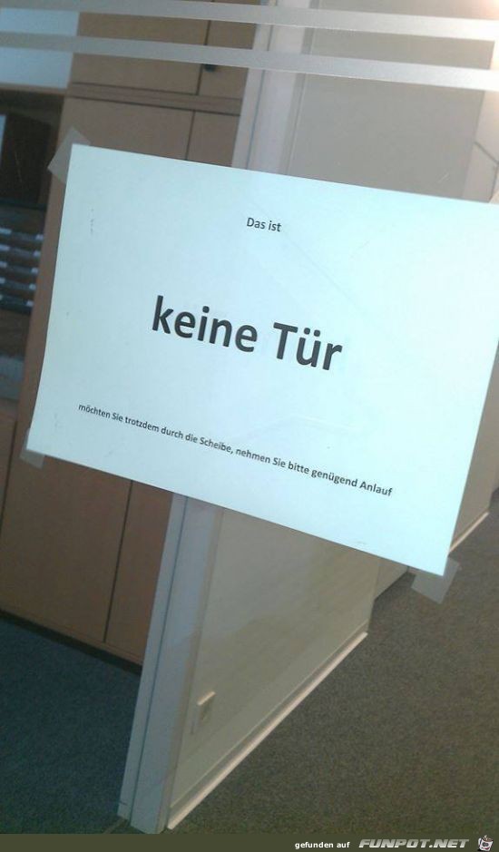 Keine Tuer