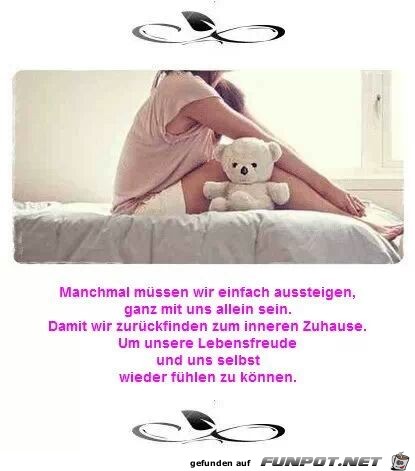 Manchmal müssen wir.... Manchmal müssen wir....