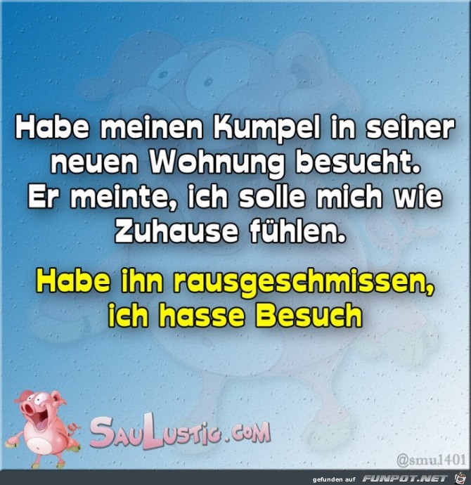 Kumpel besucht Kumpel besucht