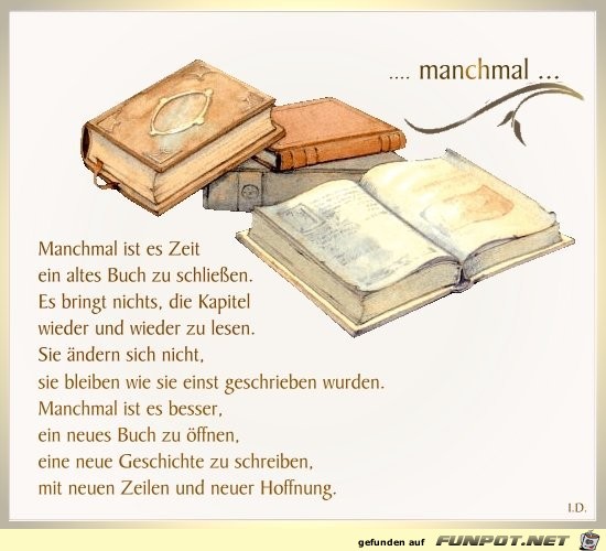 manchmal