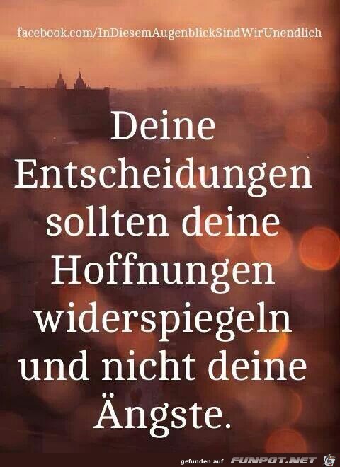 Entscheidungen Entscheidungen