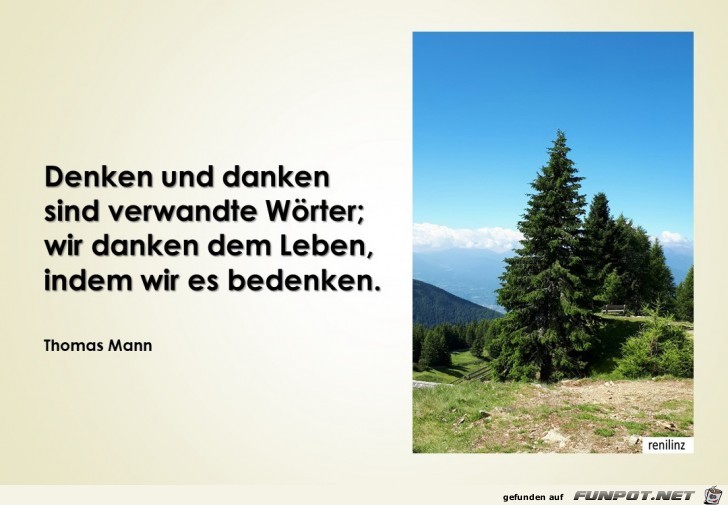 Denken und danken