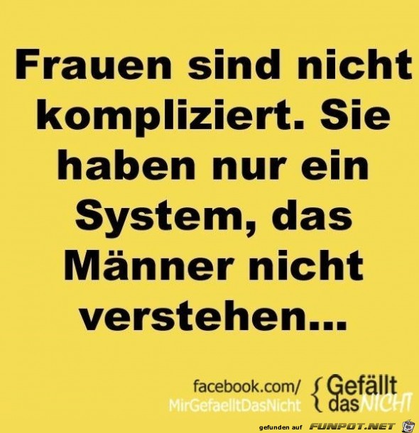 nicht kompliziert nicht kompliziert