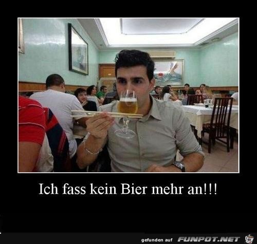 Nie mehr Bier