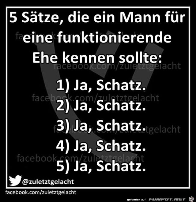 5 Sätze, die ein Mann für... 5 Sätze, die ein Mann für...