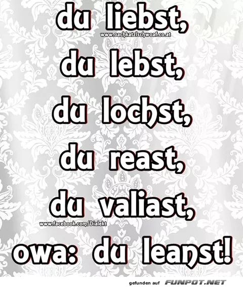 aber du lernst aber du lernst
