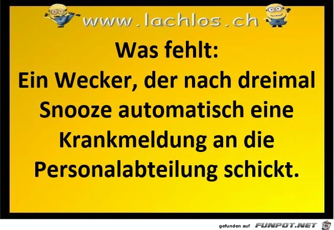 ein Wecker