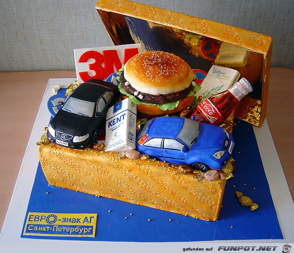 These are all completely edible cakes made