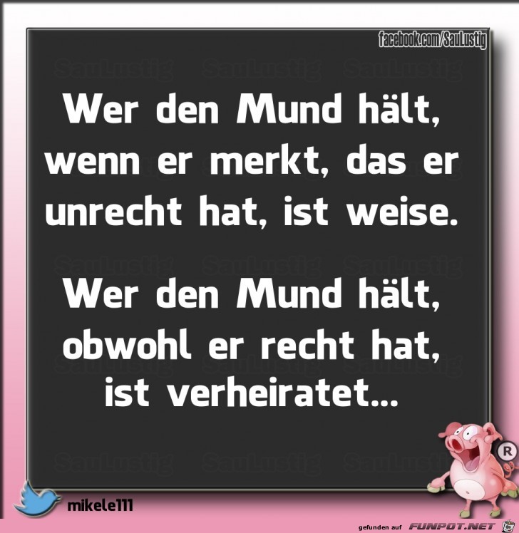 Weise und verheiratet sein Weise und verheiratet sein