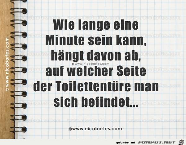 Wie lang ist 1 Minute? Wie lang ist 1 Minute?
