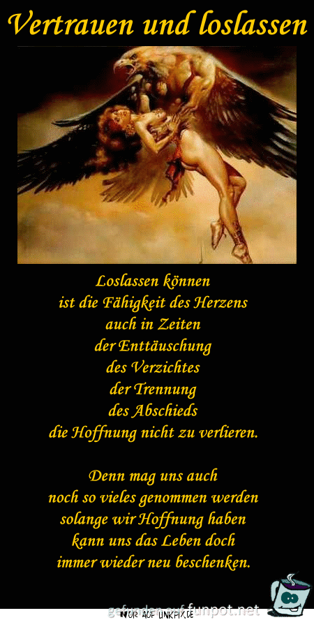 vertrauen und loslassen vertrauen und loslassen