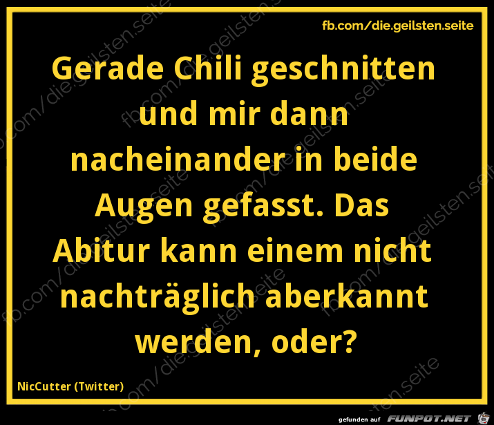 Chili geschnitten