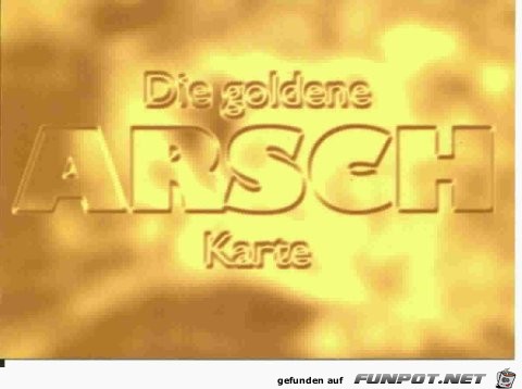 die goldene a karte