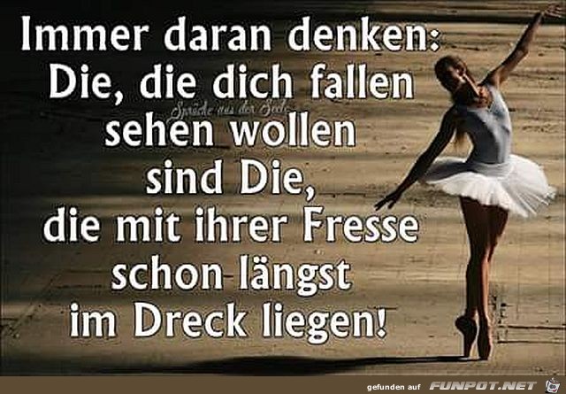 Immer dran denken