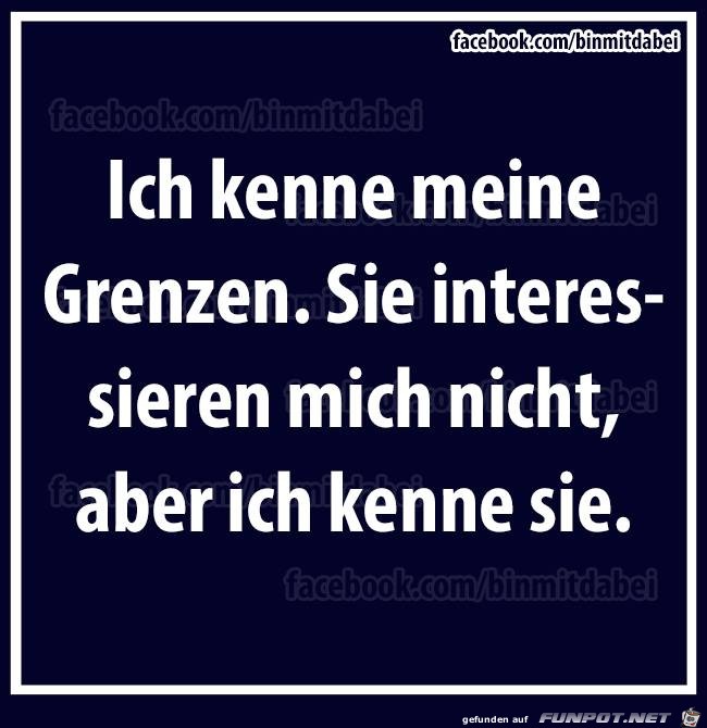 Meine Grenzen Meine Grenzen