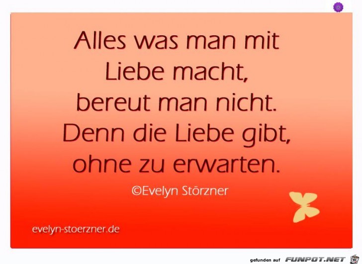 die Liebe gibt ohne zu erwarten die Liebe gibt ohne zu erwarten