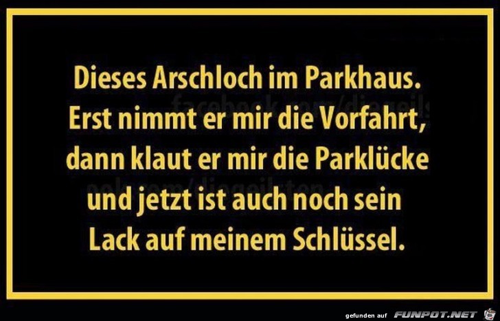 Parkhaus-Probleme Parkhaus-Probleme