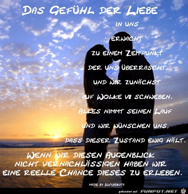 Das Gefuehl der Liebe