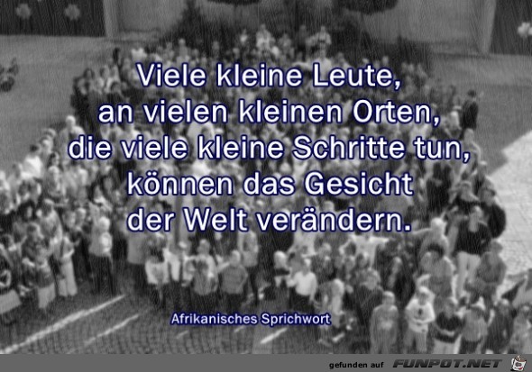 Viele kleine Leute... Viele kleine Leute...