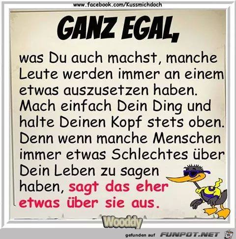 Ganz egal