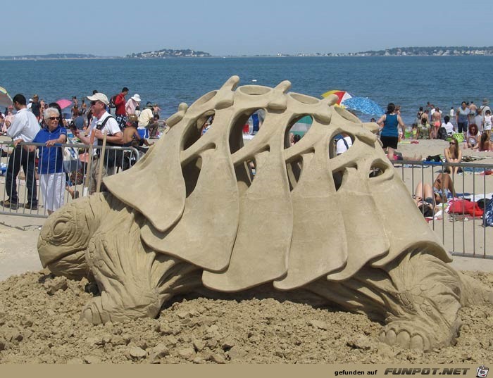 Sand Skulptur von Vancouver