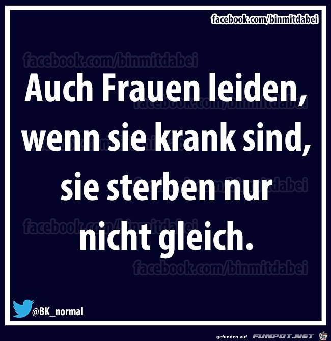 Frauen leiden Frauen leiden