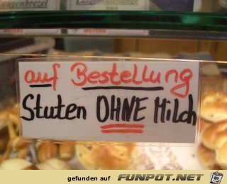 Stuten ohne Milch