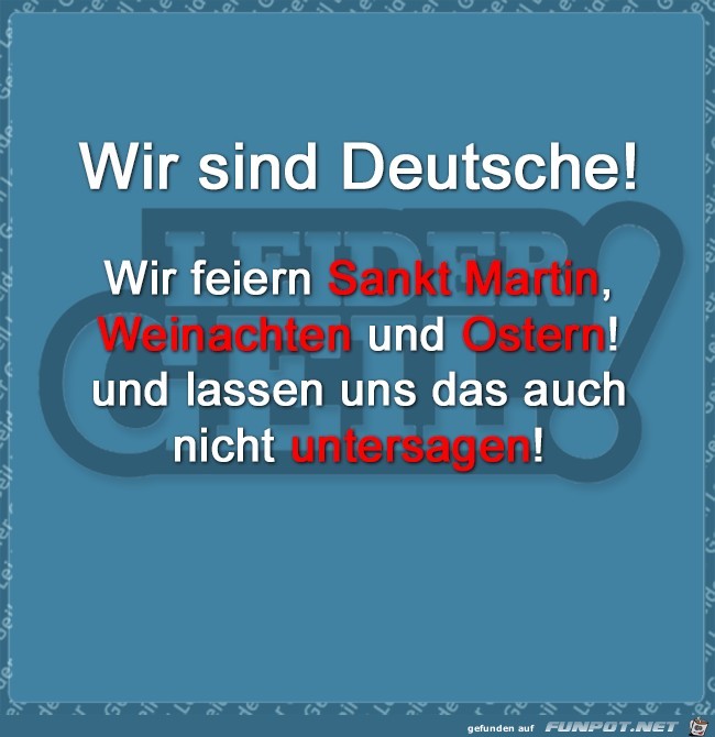 Wir sind Deutsche Wir sind Deutsche