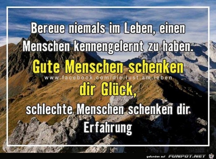 Bereue niemals im Leben... Bereue niemals im Leben...