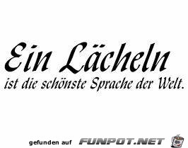 ein laecheln