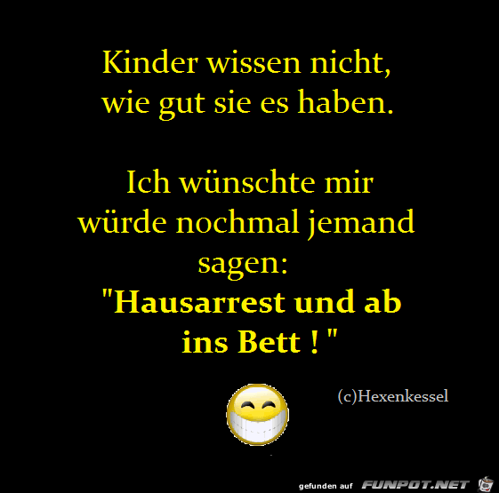 Kinder wissen nicht