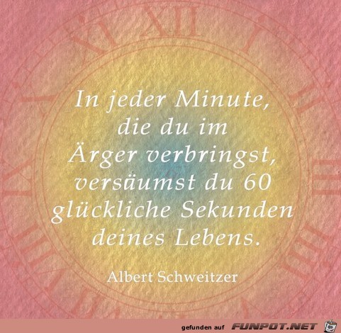 In jeder Minute