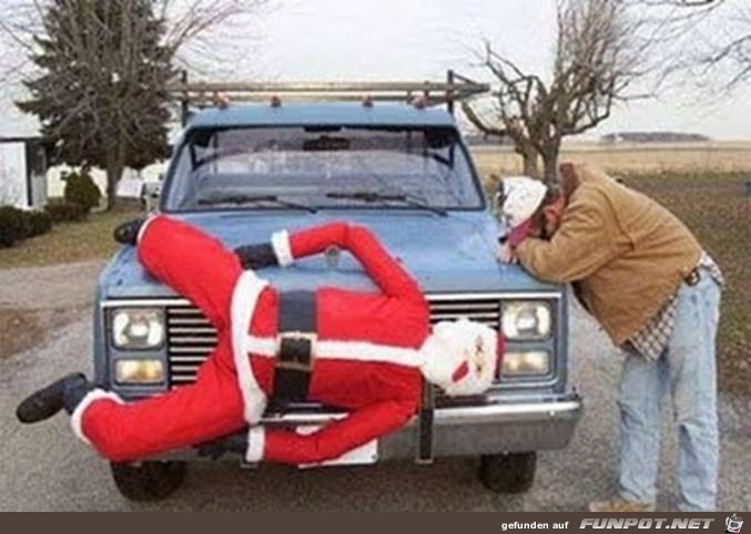 den Weihnachtsmann totgefahren den Weihnachtsmann totgefahren