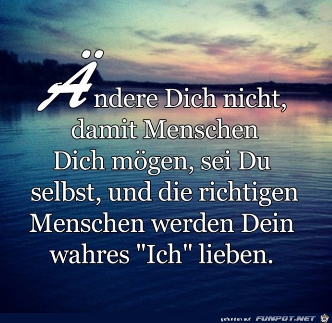 aendere dich nicht