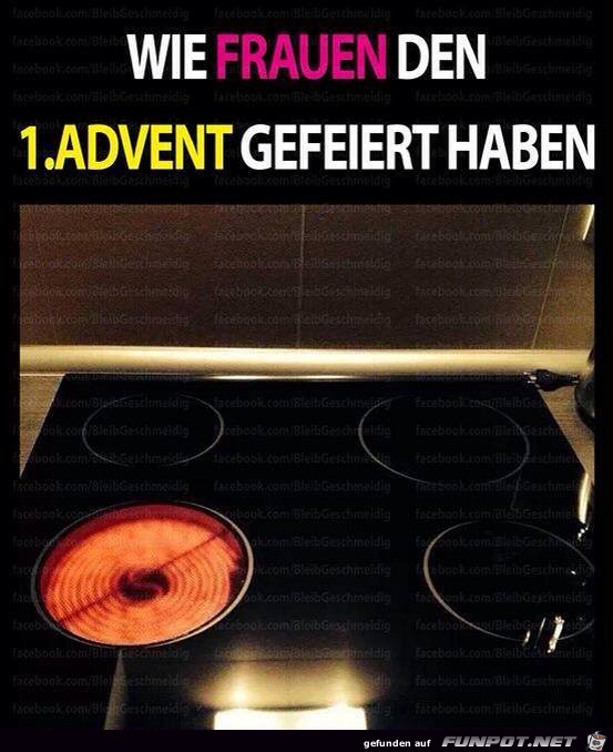 Wie Frauen den 1.Advent gefeiert haben